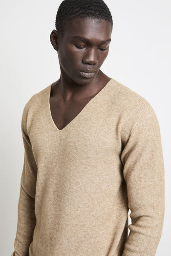 2550 Maglia V sabbia - 3