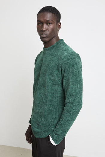 2536 Maglia ciniglia doppia verde - 3