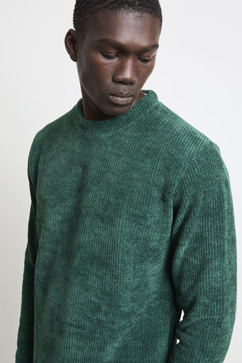 2536 Maglia ciniglia doppia verde - 2