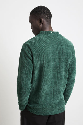 2536 Maglia ciniglia doppia verde - 5