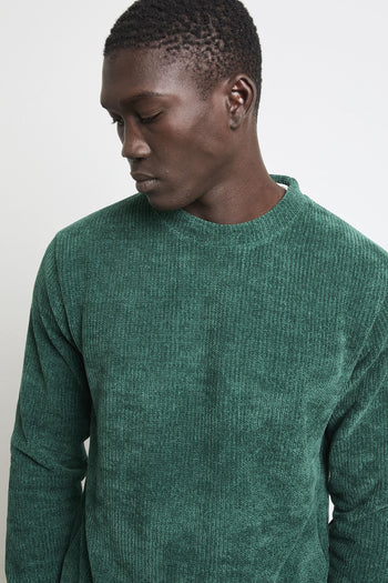 2536 Maglia ciniglia doppia verde - 8