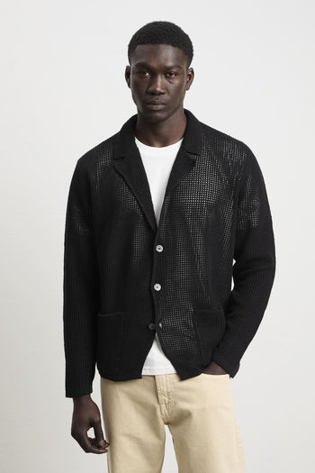 Atomo 3066 Cardigan nero retato - 5