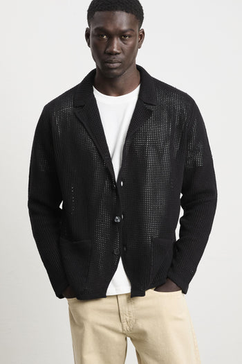 Atomo 3066 Cardigan nero retato - 4