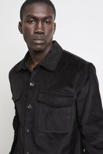 2833 Overshirt nera - 8