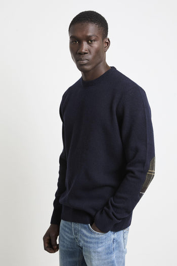 2193 Maglione blu girocollo - 2