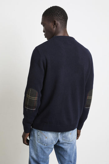 2193 Maglione blu girocollo - 3