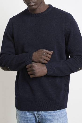 2193 Maglione blu girocollo - 6