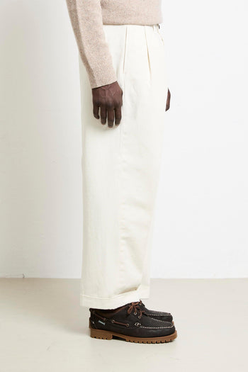 2308 Pantalone Wide bianco - 4