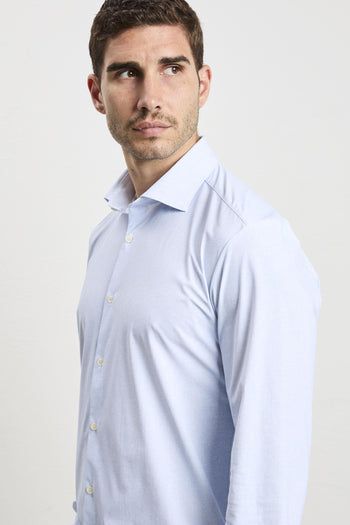 3059 Camicia tecnica fantasia azzurra - 5