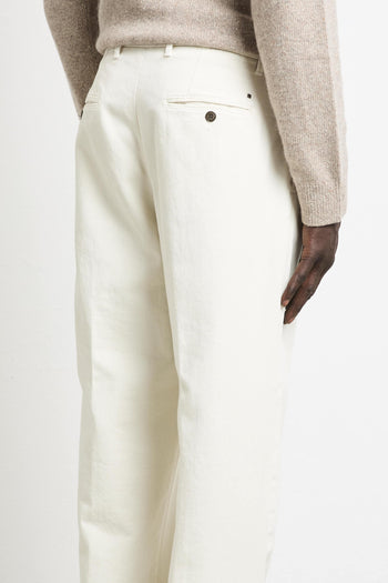 2308 Pantalone Wide bianco - 6