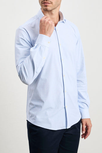 3059 Camicia tecnica fantasia azzurra - 2