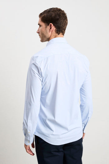 3059 Camicia tecnica fantasia azzurra - 6