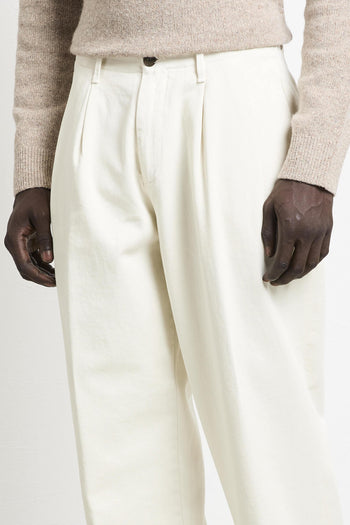 2308 Pantalone Wide bianco - 7