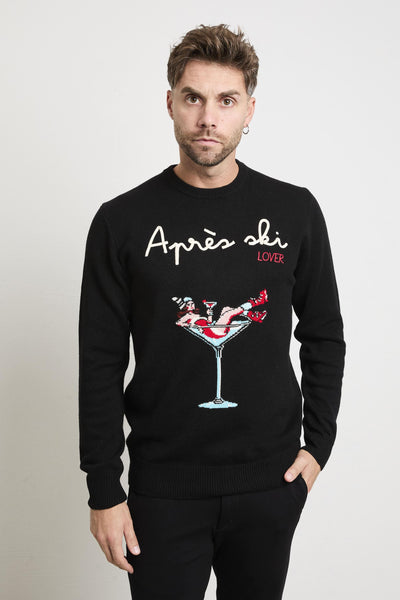 2712 Maglia nera Après ski
