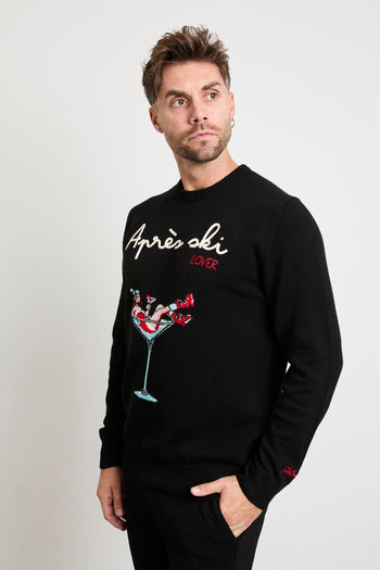 2712 Maglia nera Après ski - 2