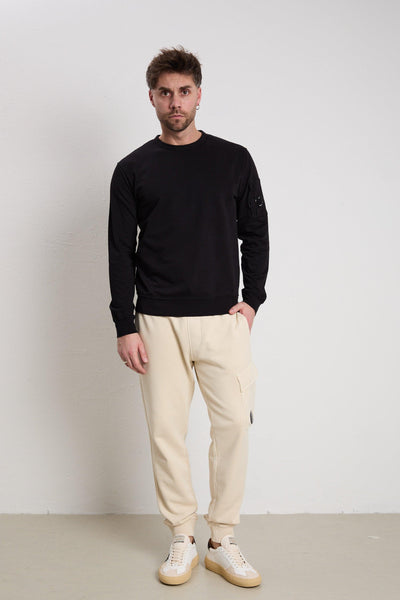 3127 Sweat-shirt manica lunga nera
