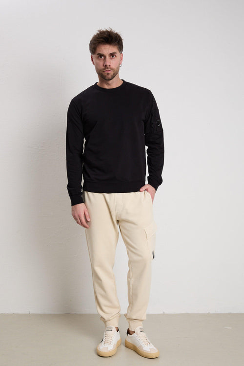 3127 Sweat-shirt manica lunga nera