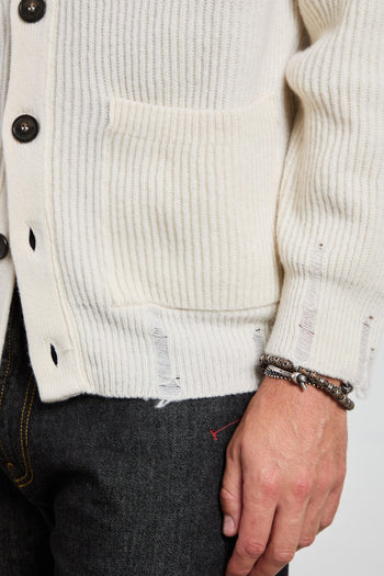 Atomo 2014 Cardigan costa inglese panna - 7