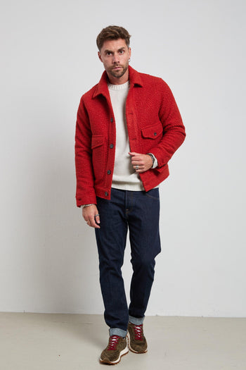 2523 Overshirt coccio bouclé - 7