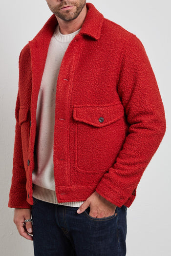 2523 Overshirt coccio bouclé - 4