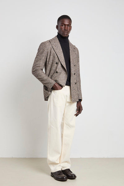 2652 Giacca mouliné marrone