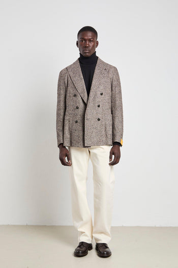 2652 Giacca mouliné marrone - 2