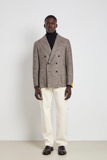 2652 Giacca mouliné marrone - 5