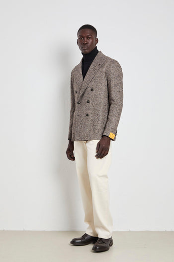 2652 Giacca mouliné marrone - 6