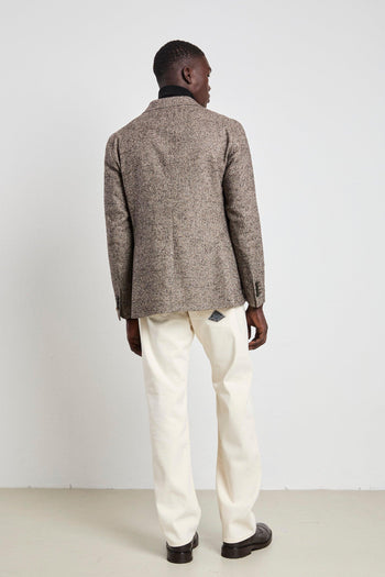 2652 Giacca mouliné marrone - 8