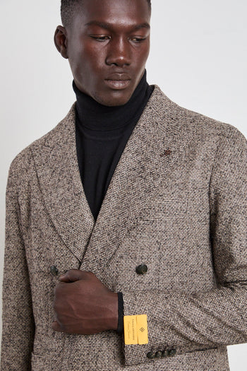 2652 Giacca mouliné marrone - 10