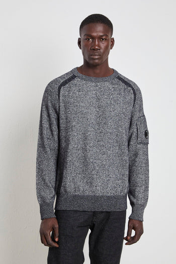 2083 Maglia mélange nera - 2