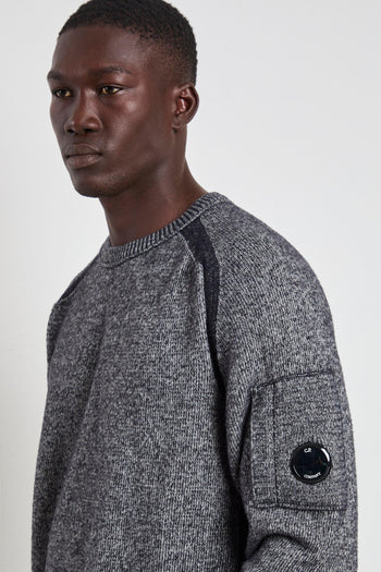 2083 Maglia mélange nera - 6