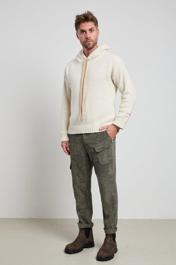 2515 Pantalone verde Spillo velluto - 5