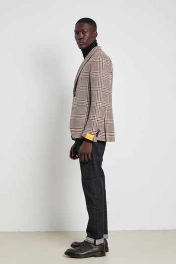 2669 Giacca Principe di Galles marrone - 3