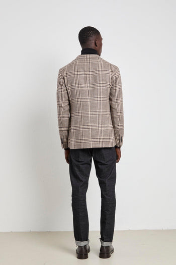 2669 Giacca Principe di Galles marrone - 4