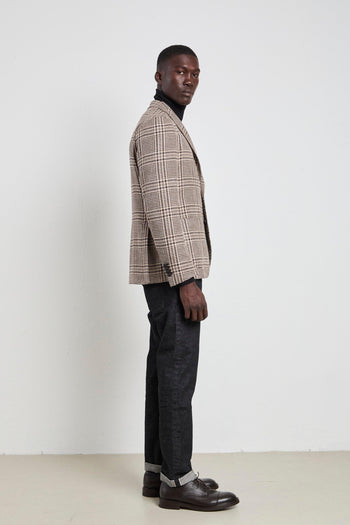 2669 Giacca Principe di Galles marrone - 5