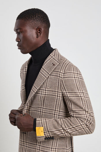 2669 Giacca Principe di Galles marrone - 6