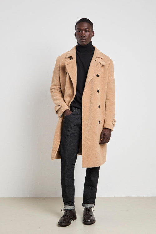 2390 Cappotto doppiopetto beige