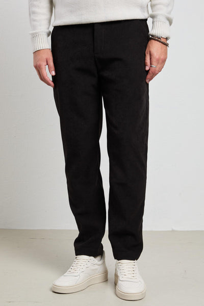 2508 Pantalone nero Campiglio velluto