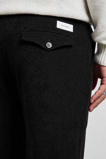 2508 Pantalone nero Campiglio velluto - 3