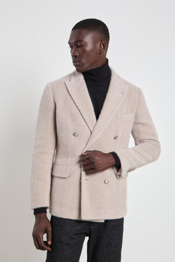 2385 Giacca doppiopetto perla - 6