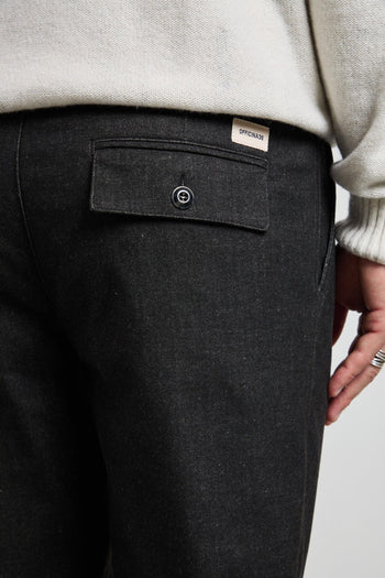 36 - 2324 Pantalone nero mèlange Bogart - 2