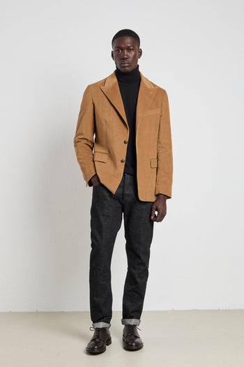 2381 Giacca in velluto beige - 2