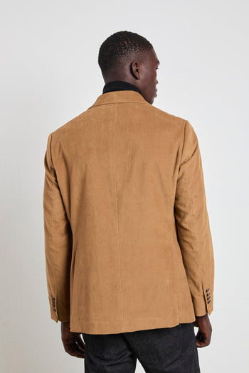 2381 Giacca in velluto beige - 5