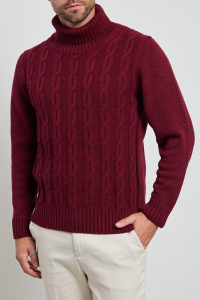 2547 Collo alto bordeaux