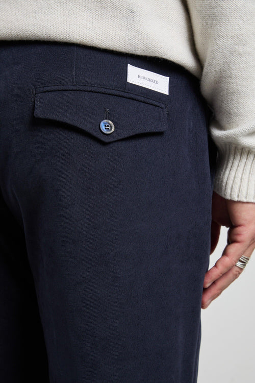 2507 Pantalone blu Campiglio velluto