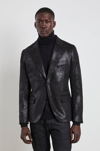 2386 Giacca in ecopelle nera - 3