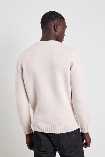 2236 Maglia rasata panna - 5