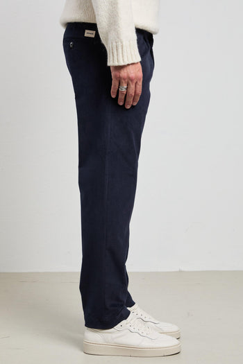 36 - 2326 Pantalone blu velluto - 4