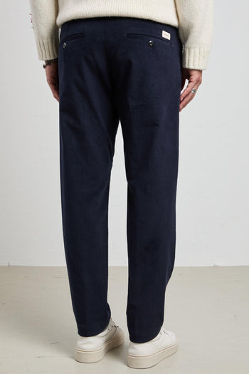 36 - 2326 Pantalone blu velluto - 3